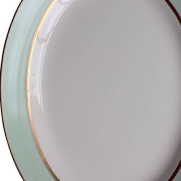 Serving platter, vintage Pope gosser China, spring, warranted coin gold - Picture 3 of 4